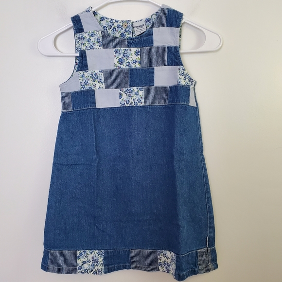 Oshkosh Jean Patchwork Jumper Dress - Picture 1 of 6